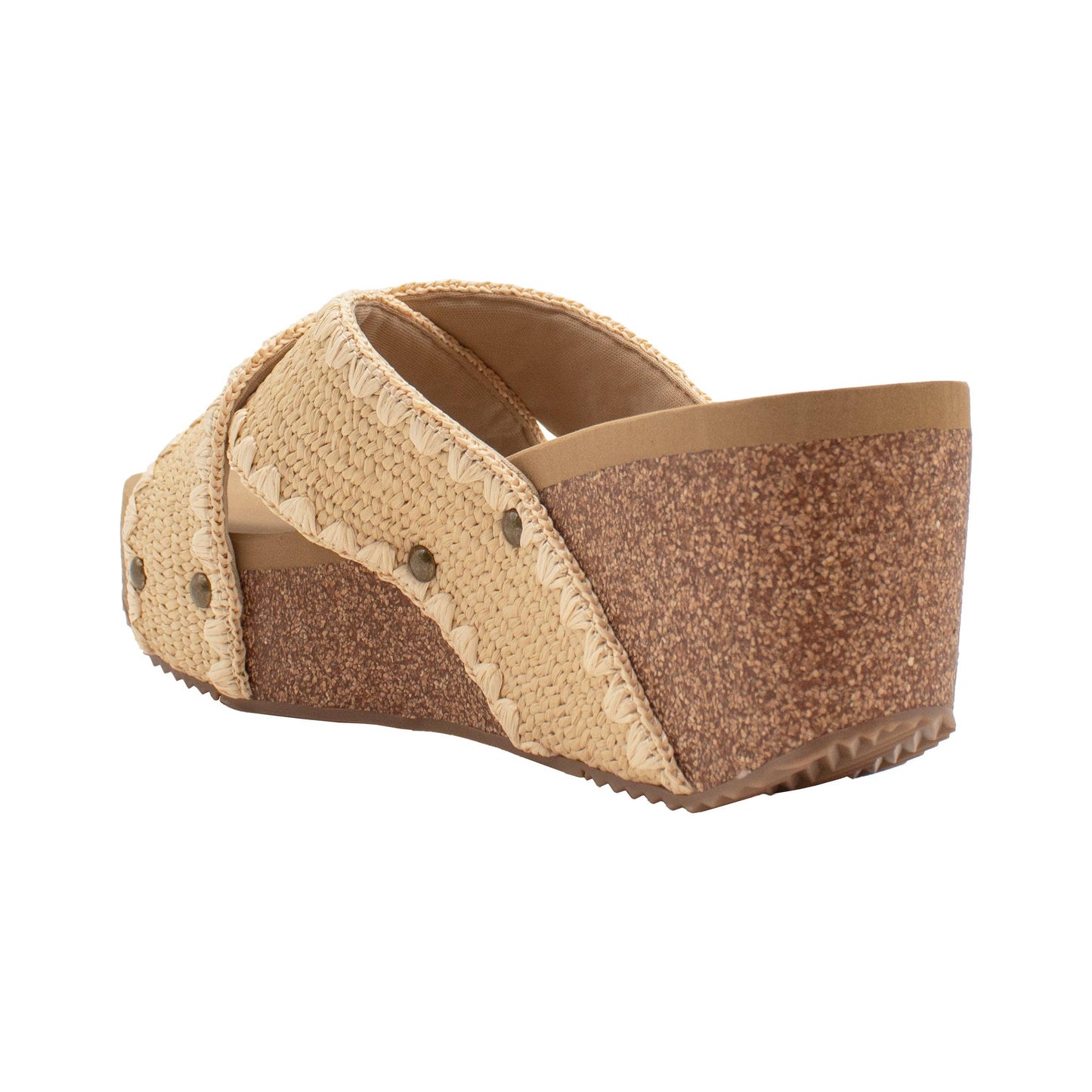 Antigua Natural Raffia Sandal