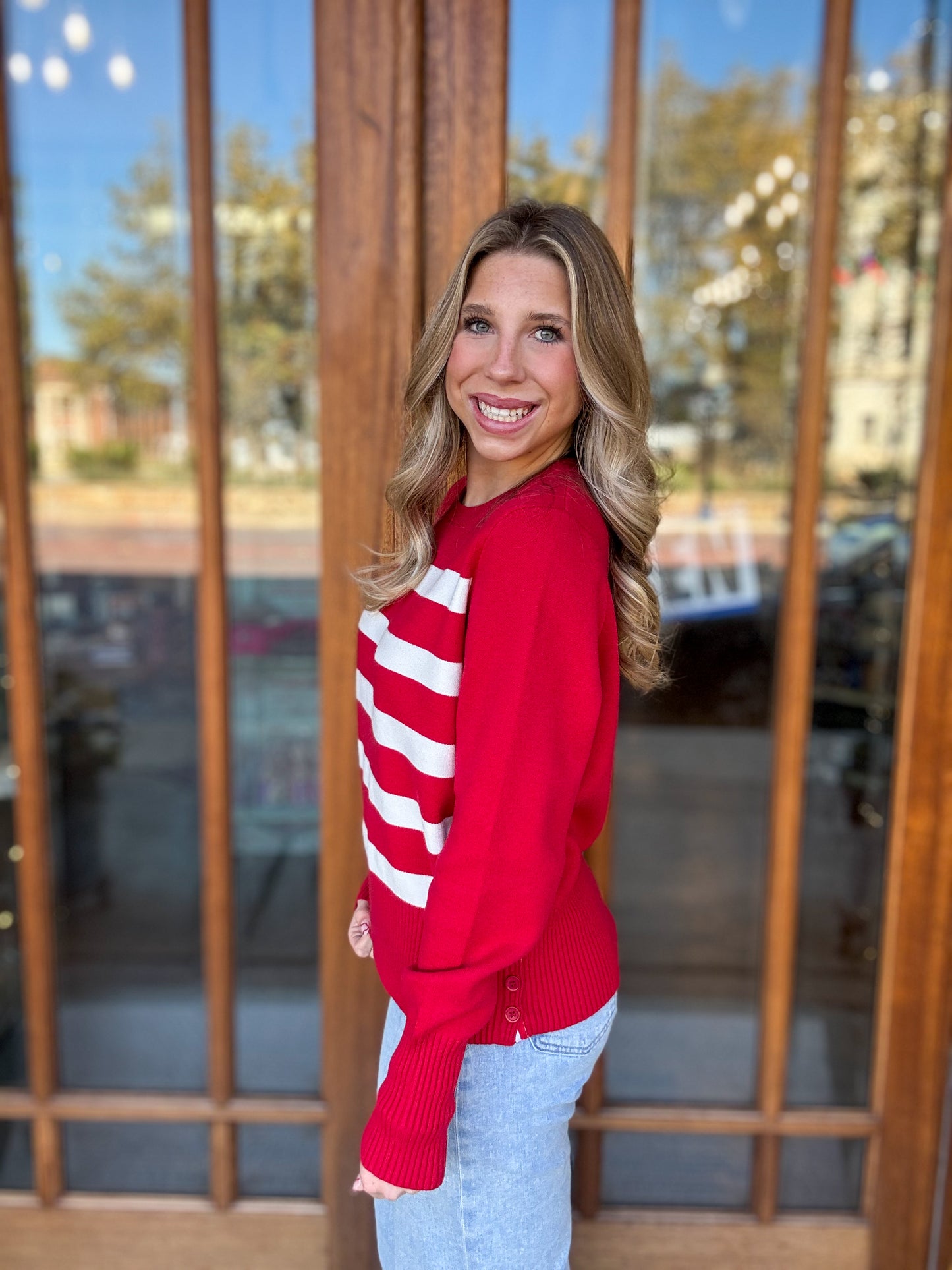 Striped Pullover Sweater