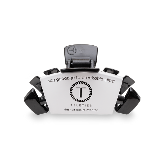 Teleties | Classic Medium Jet Black Hair Clip