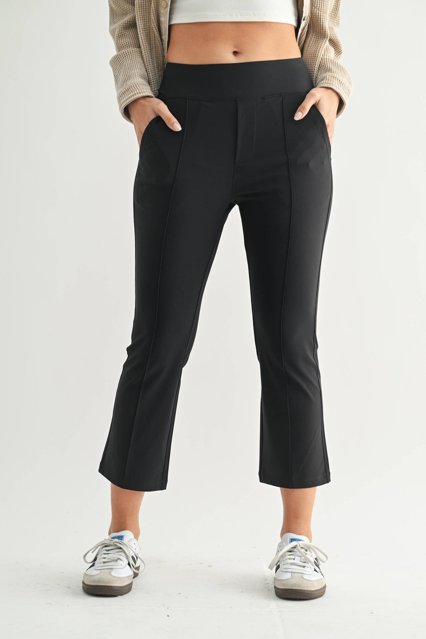 Athleisure | Pants Flare Black FlexFlow Germanium Kick