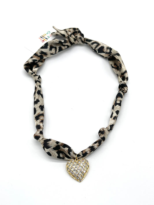 Jewelry | Necklace Scarf Bandana With Cross Charm