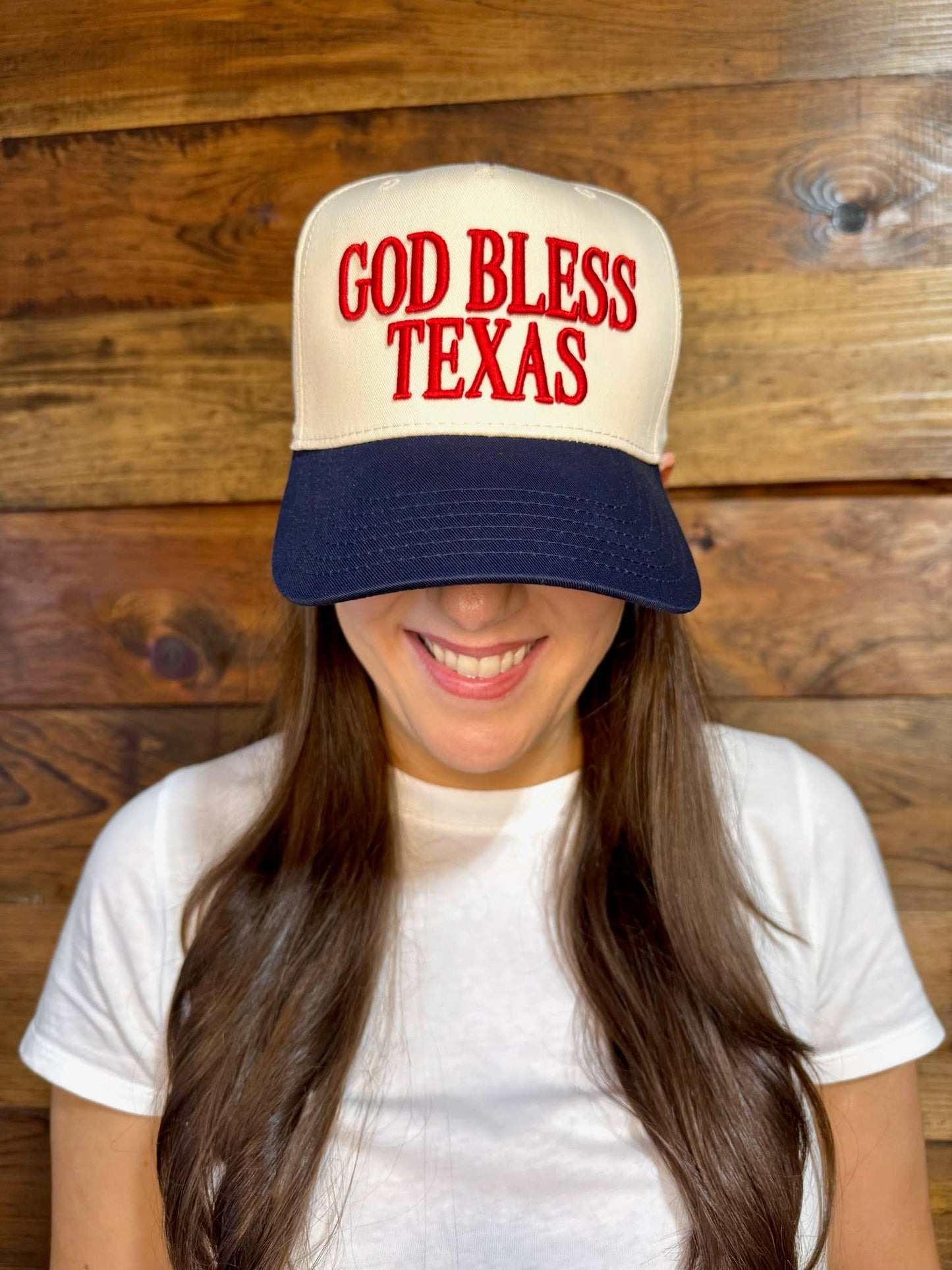 Hat - God Bless Texas Trucker