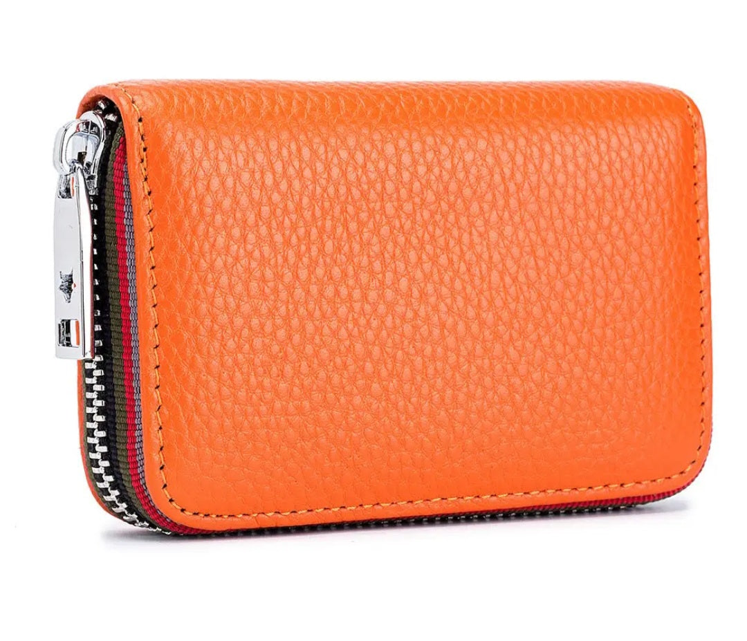 Card Wallet - Pebbled Leather