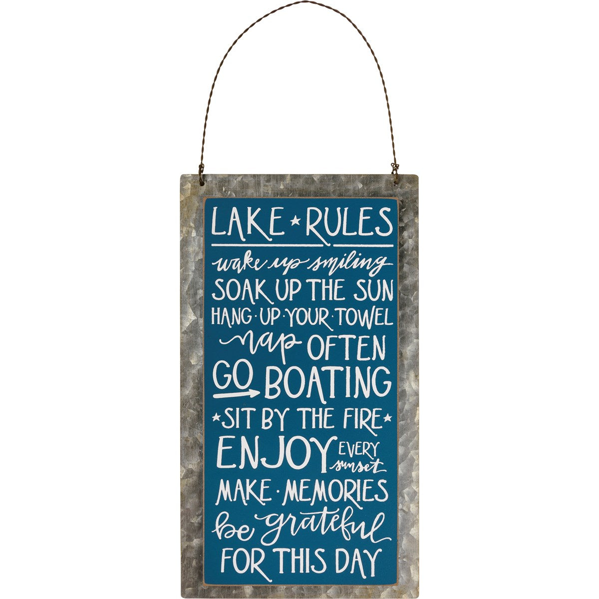 Home Decor | Signs - Lake Rules