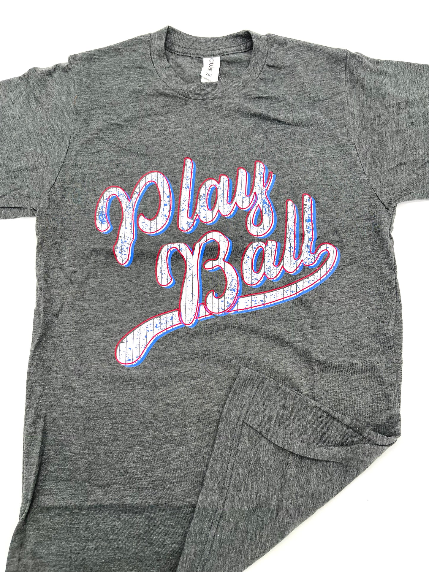 Play Ball Offset Graphic Tee