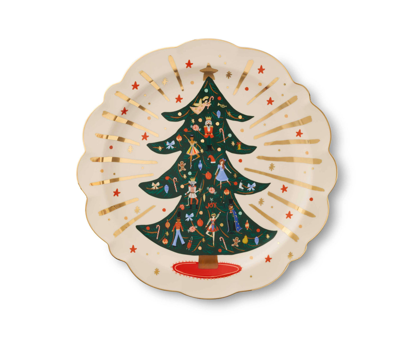 Kitchen | Serving Platter Nutcracker Round Porcelain