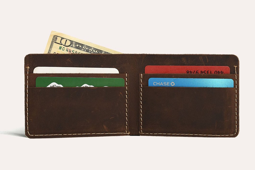 Mens Accessories | Kiko Leather Wallet Bifold Straight Cut
