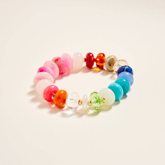 Bracelet - Candy Rain Beaded