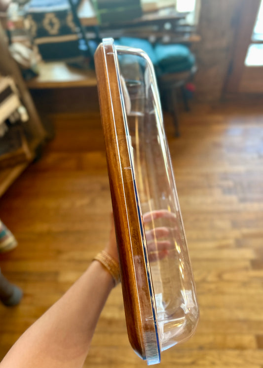 Tabletop | Farberware Acacia Cutting Board W White Handles