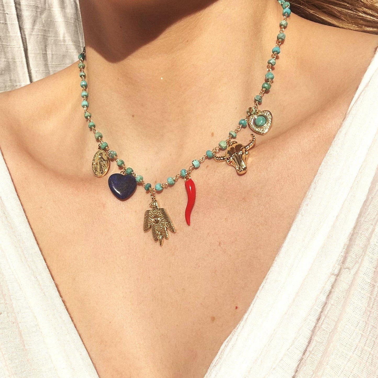 Jewelry | Necklace Desert Spirit Charm 17 inch