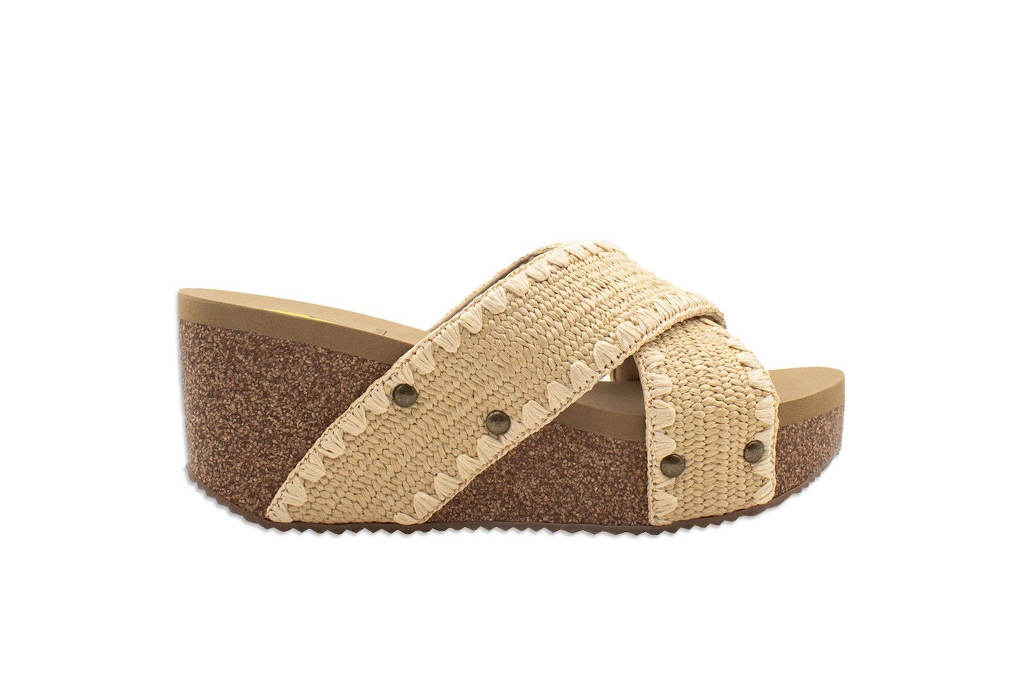 Antigua Natural Raffia Sandal