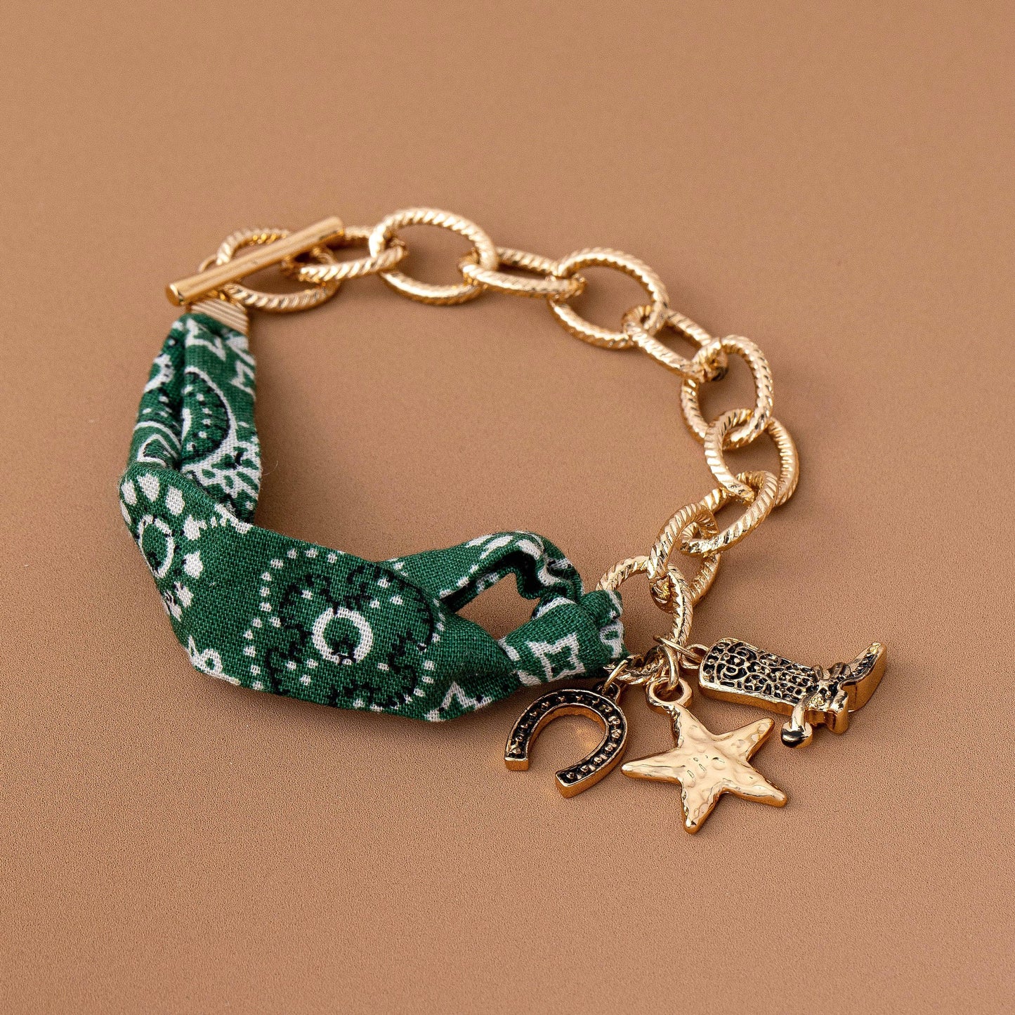 Scarf Charm Bracelet