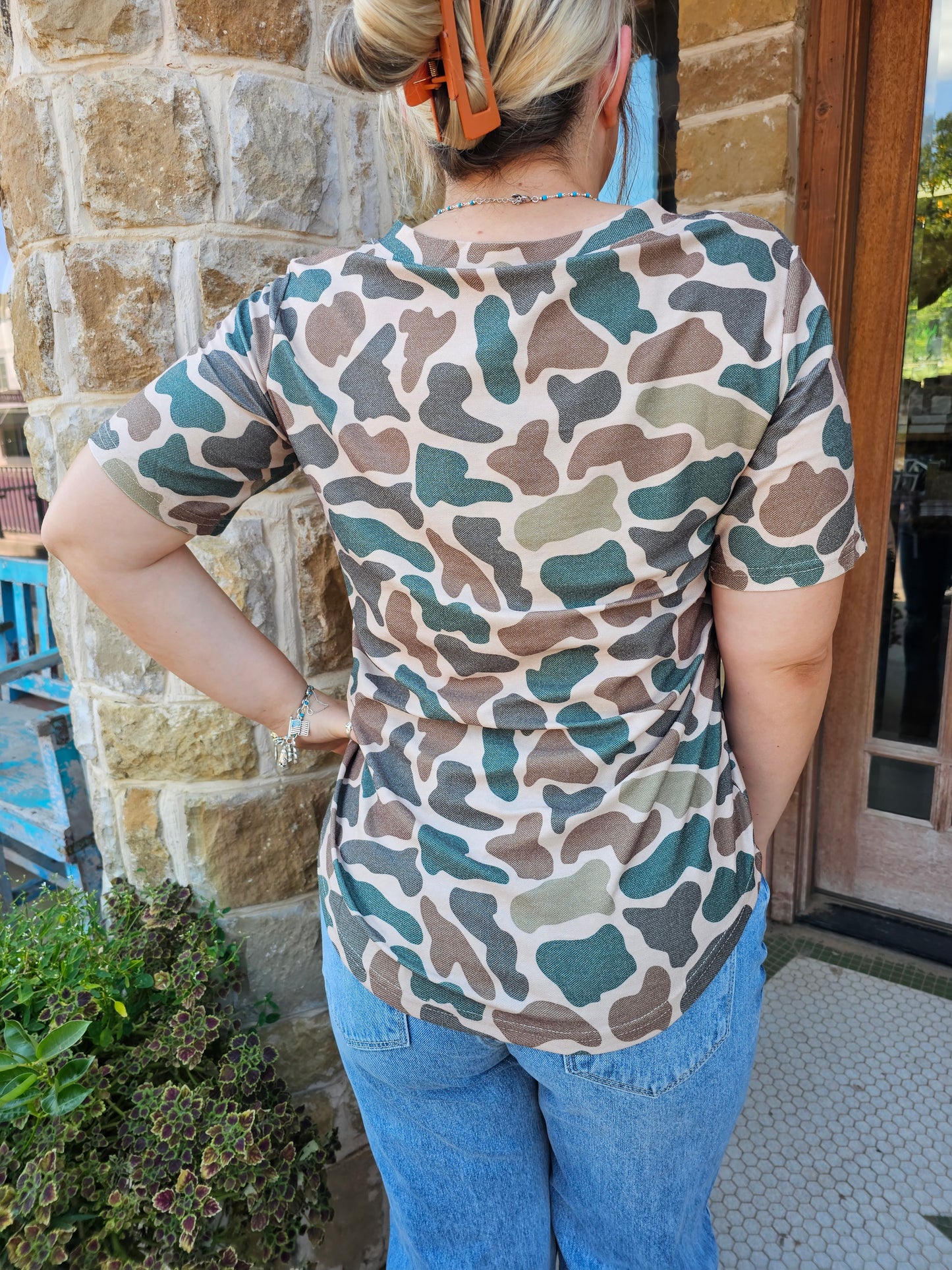 Tops | Tee Stand Down V-Neck