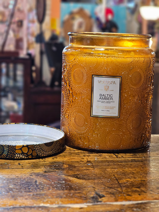 Candle | Voluspa Baltic Amber Luxe Jar 44oz