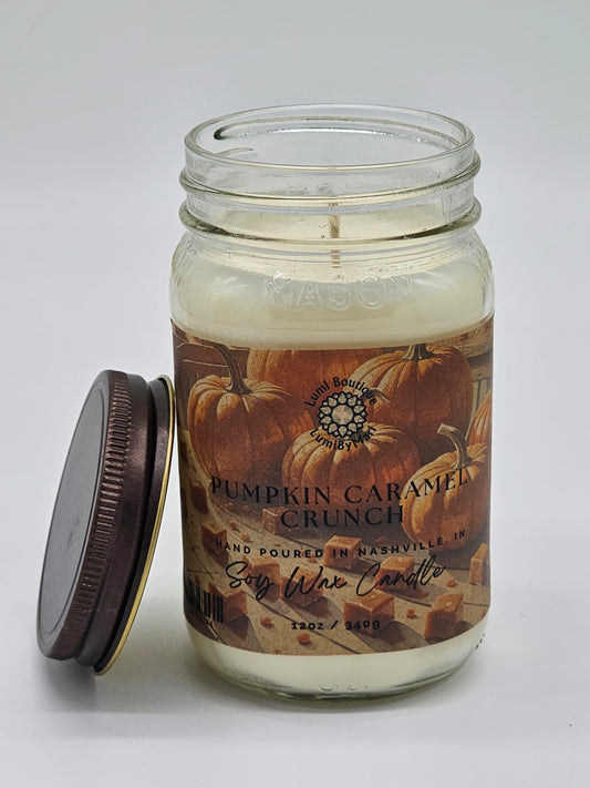 Candle | Pumpkin Caramel Crunch Mason Jar Soy