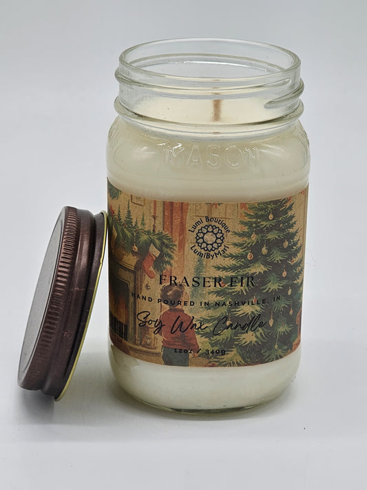 Candle | Fraser Fir Mason Jar Soy