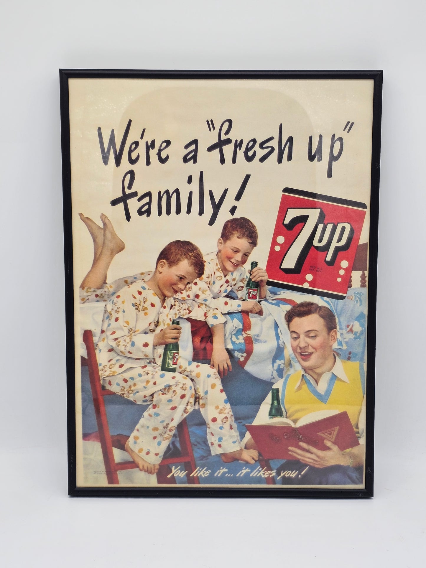 Collectibles | Vintage 7Up Sign Framed