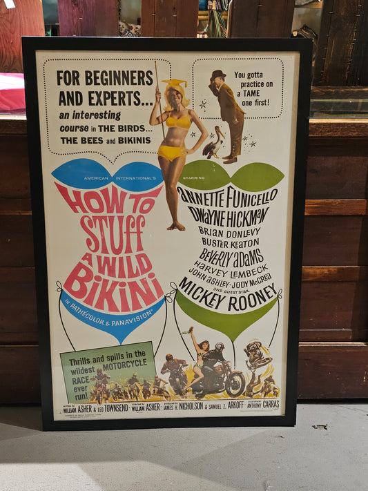Collectibles | 1963 Movie Poster How To Stuff A Wild Bikini