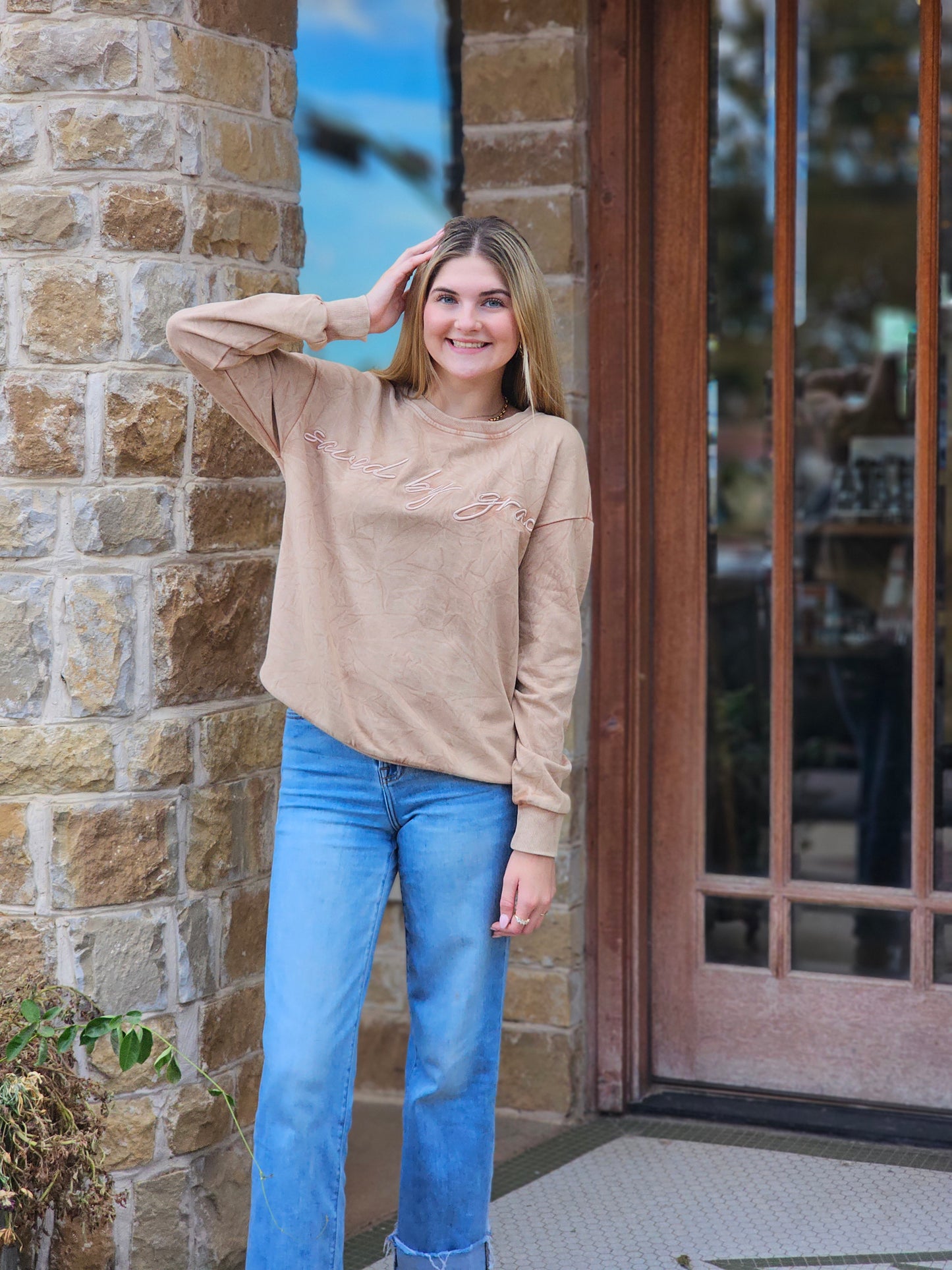 Tops | Sweater Saved By Grace