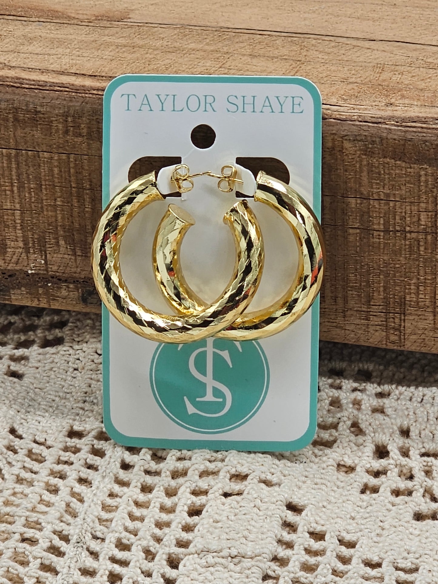 Taylor Shaye Gold Hoops