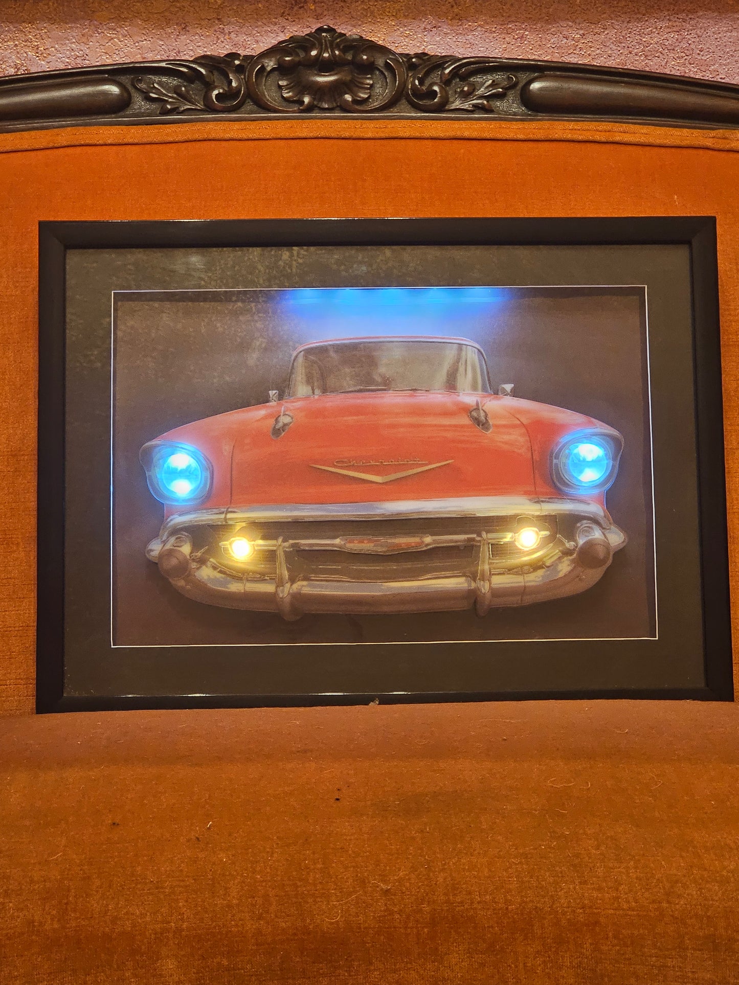 GM Motors Chevrolet Light Up Framed Photo
