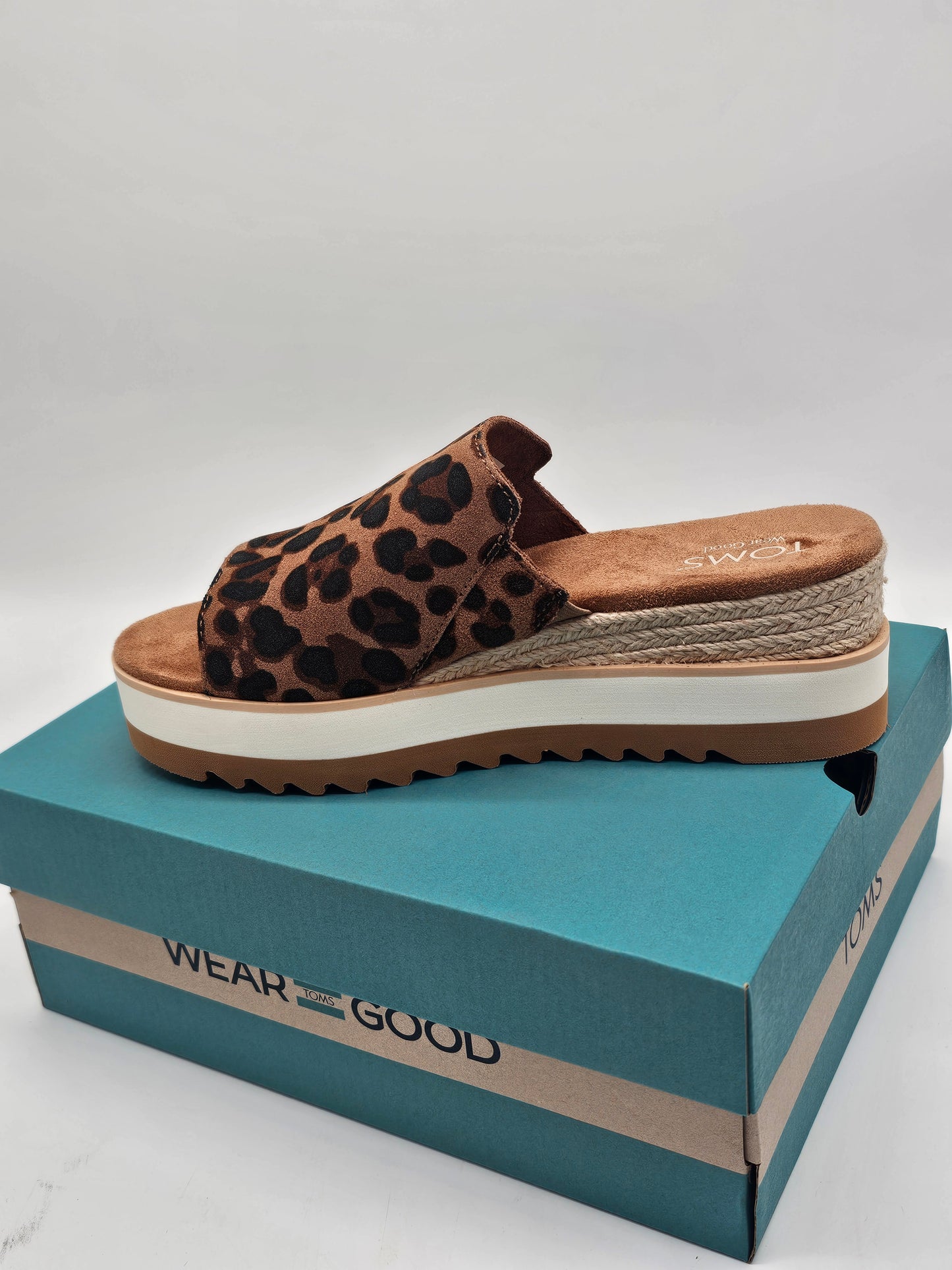 Sandals - Toms Leopard Brown Sugar Mule