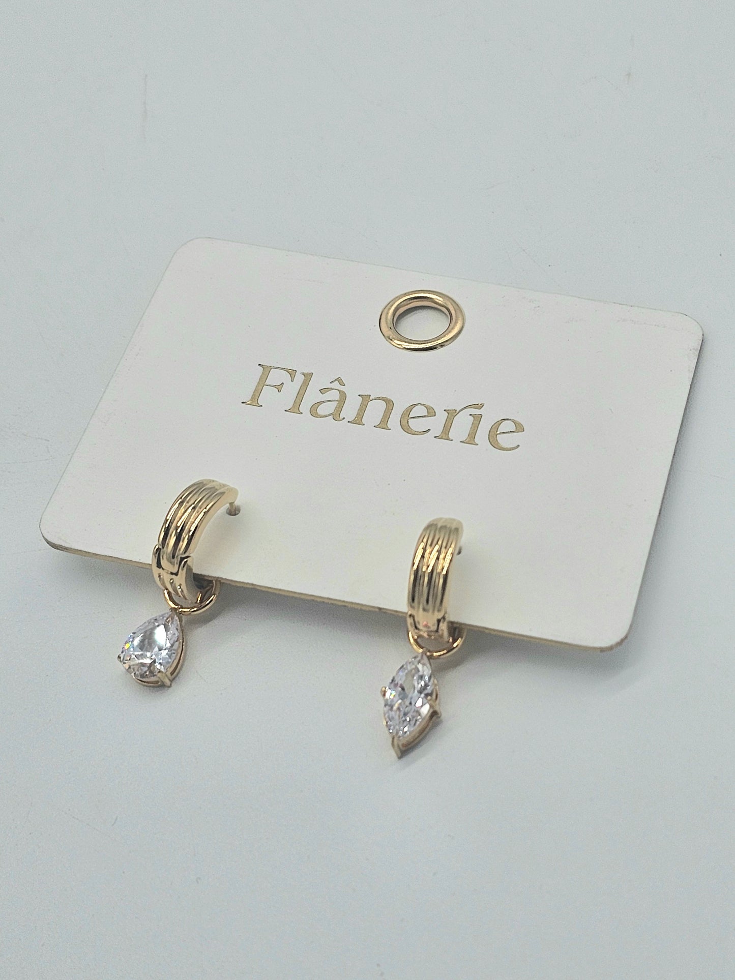 Earrings - Yellow Gold Teardrop