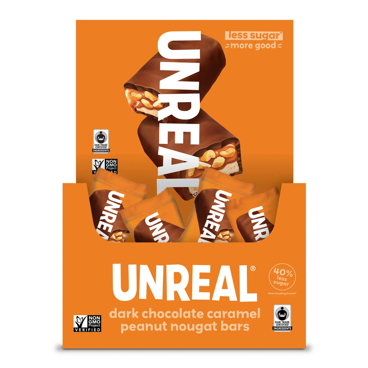 Candy - Dark Chocolate Peanut Nougat Bar
