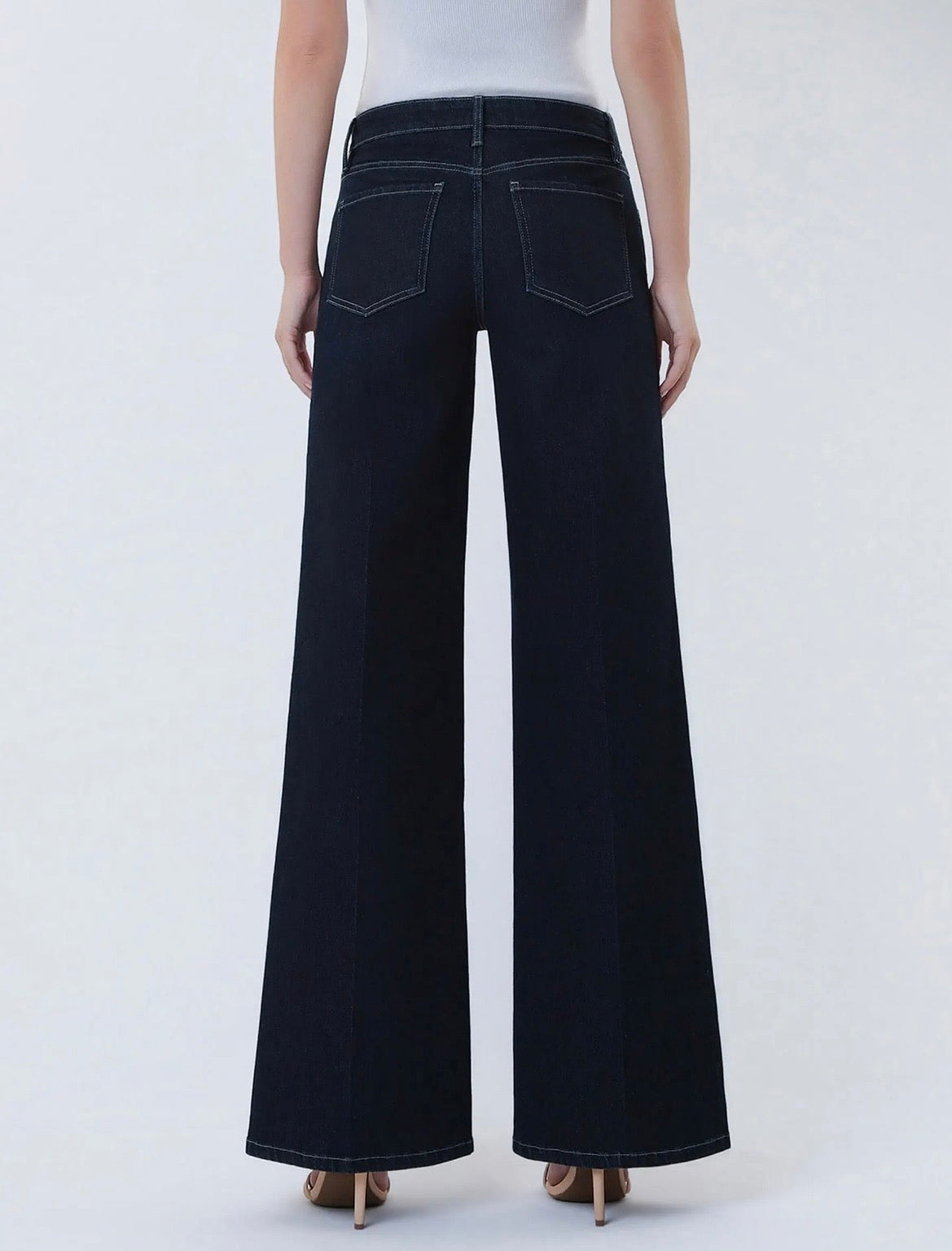 Jeans - Vervet Mid Rise Dark Wash