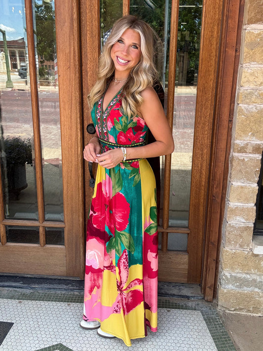 Dress - Tropical Bloom Maxi