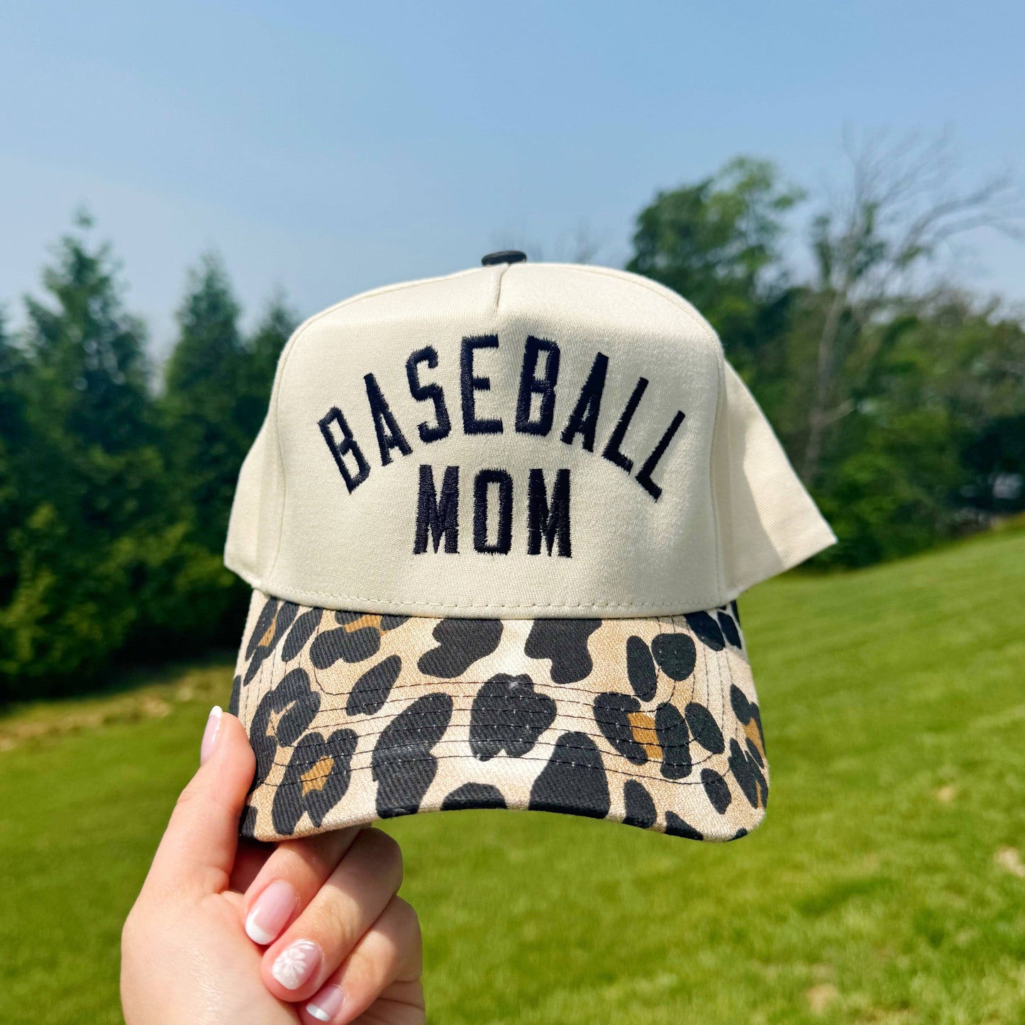 Hat - Baseball Mom Leopard