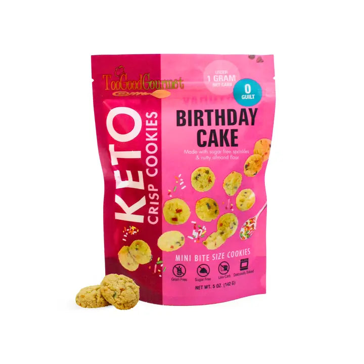 Keto Cookies - Birthday Cake