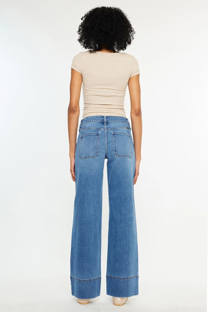 KanCan Jeans - Mid Rise Wide Leg