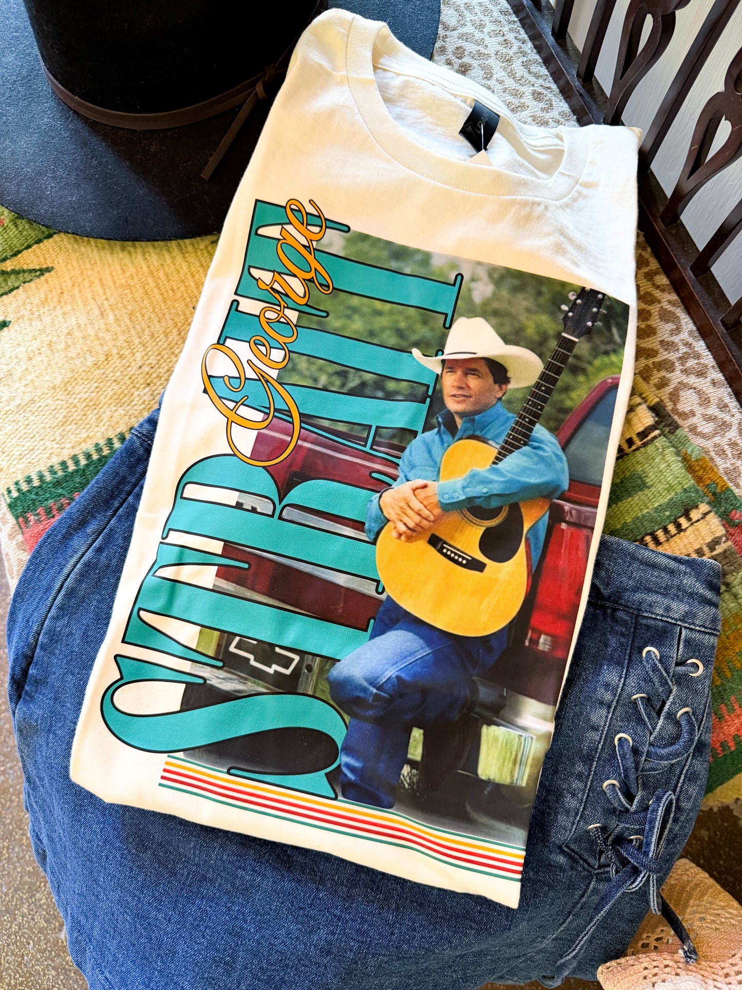 Tee - George Strait 90's Aesthetic