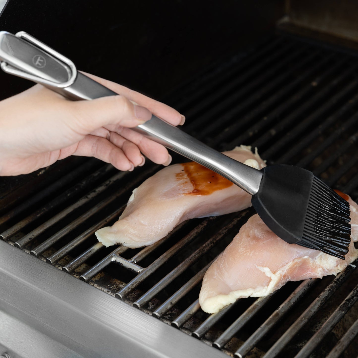 Home and Garden | Outset Grill Tool Set Stainless Steel, Verde