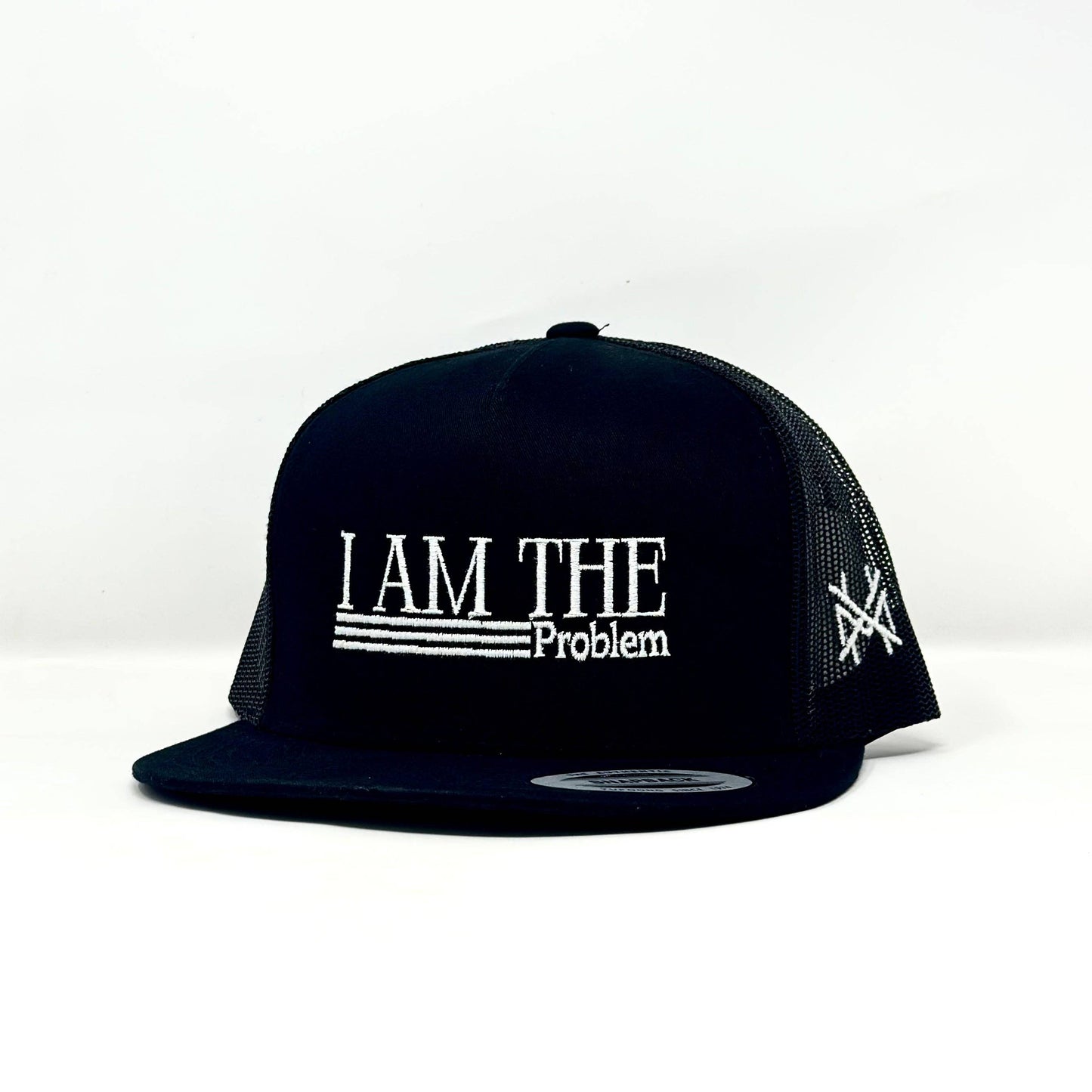 I Am The Problem Trucker Hat Black Yupoong