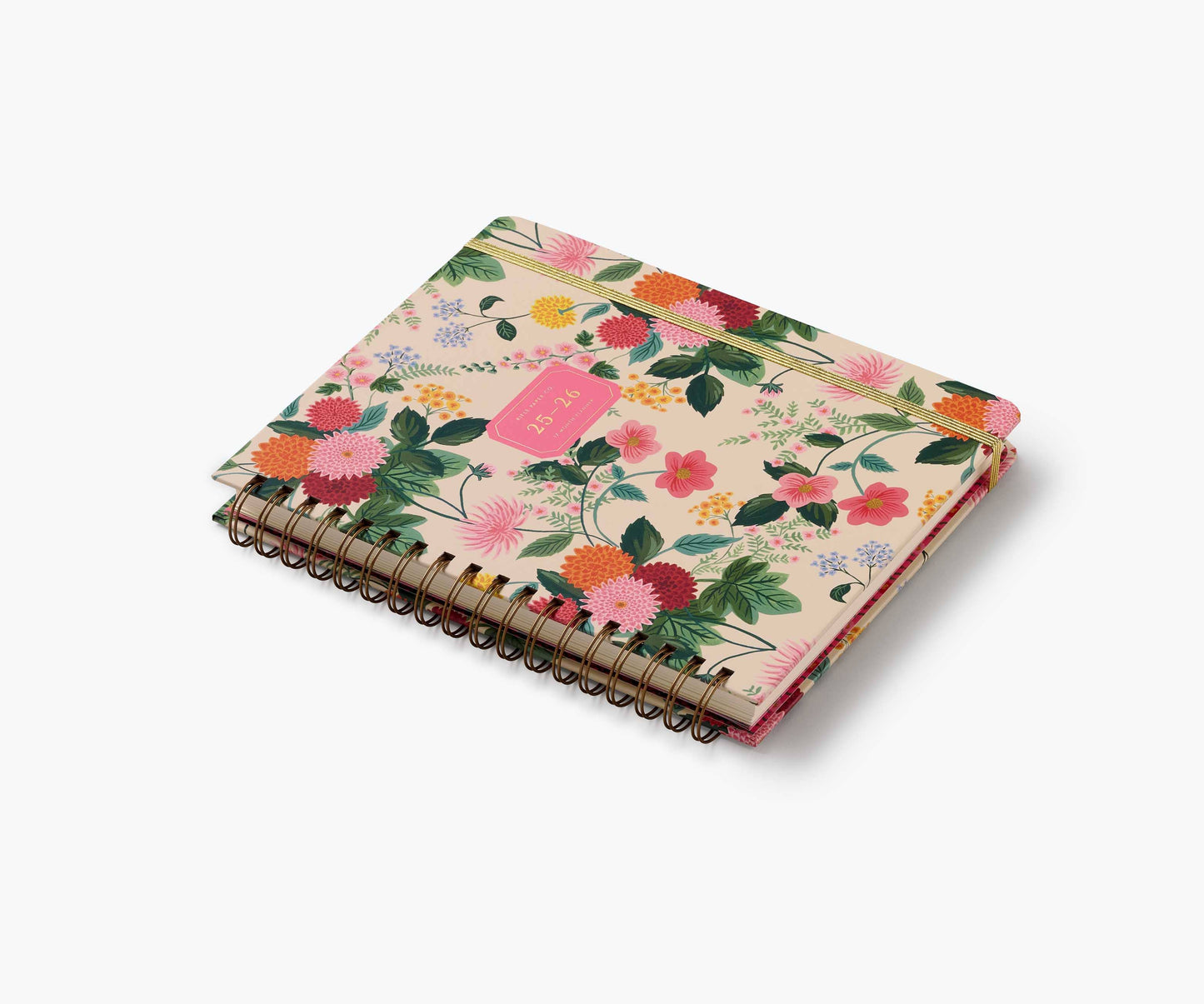 Stationery | Planner 2026 Dahlia 17-Month Academic Hardcover Spiral