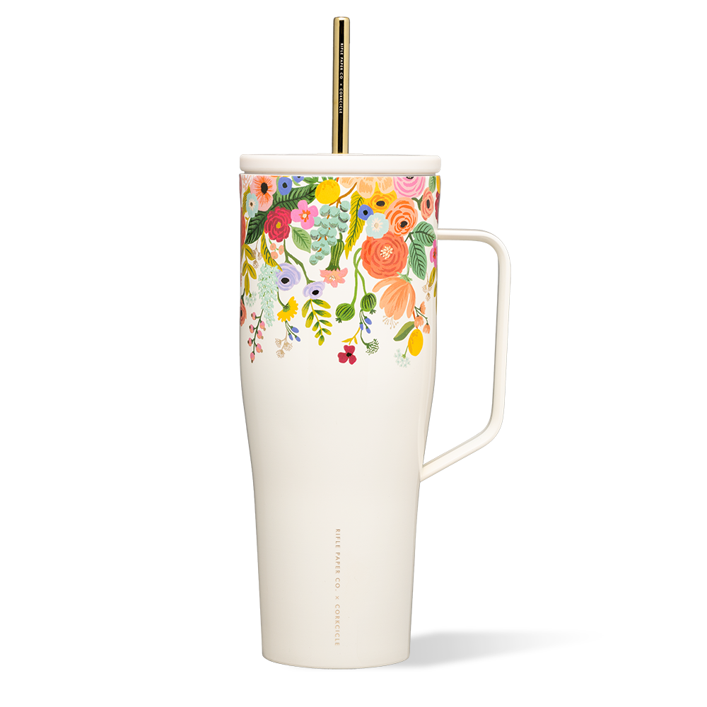 Tumbler - Garden Party Cream 30oz