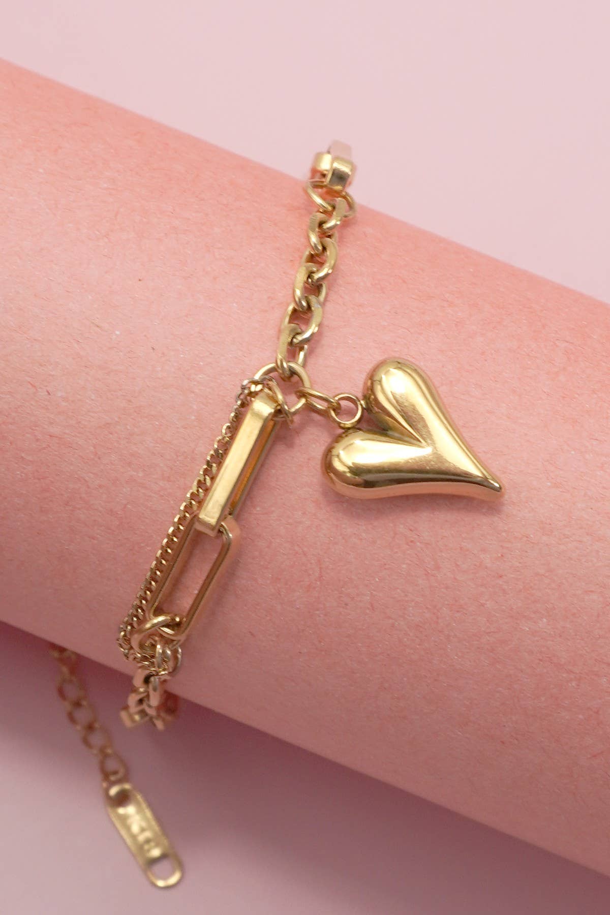 18K Heart Bracelet