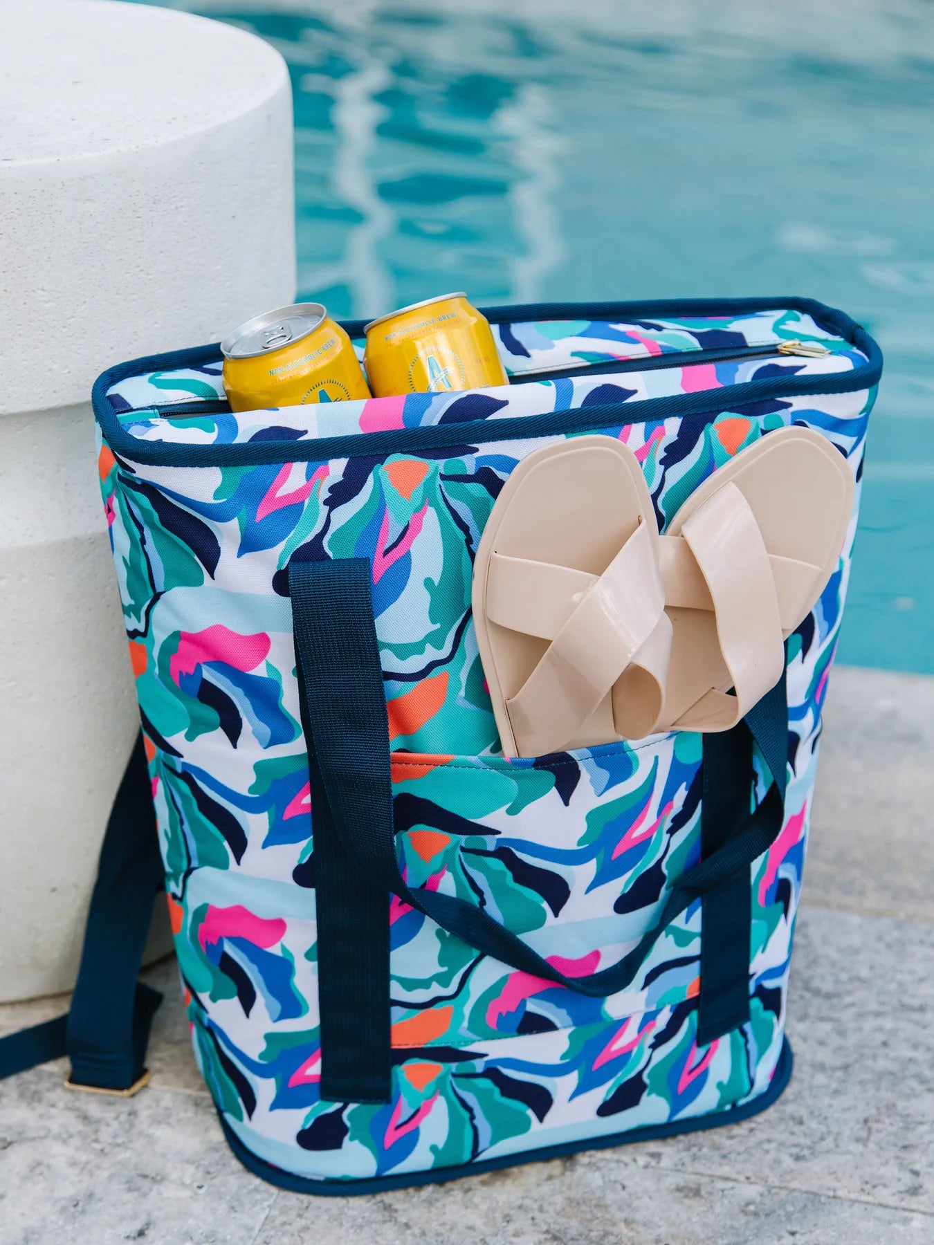 Cooler | Mary Square - Easy Like Sunday Morning Cooler Backpack