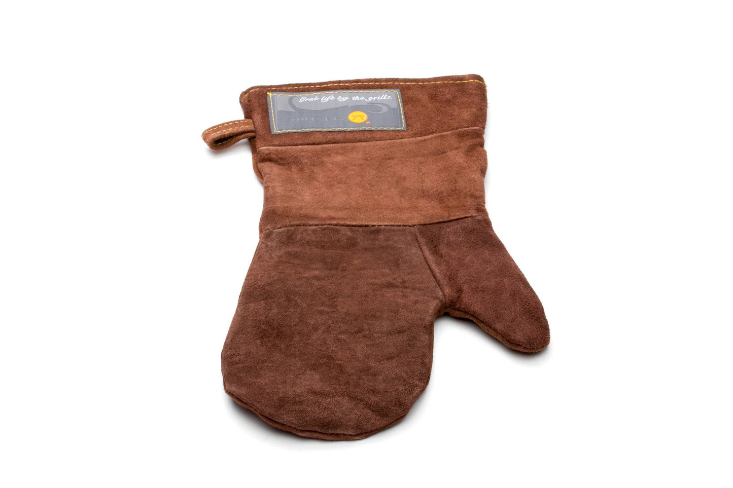 Home and Garden | Outset Grill Mitt Brown Leather, 8.5” x 15”