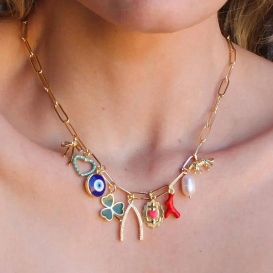 Jewelry | Necklace Mixed Multi Charm: 19 inch