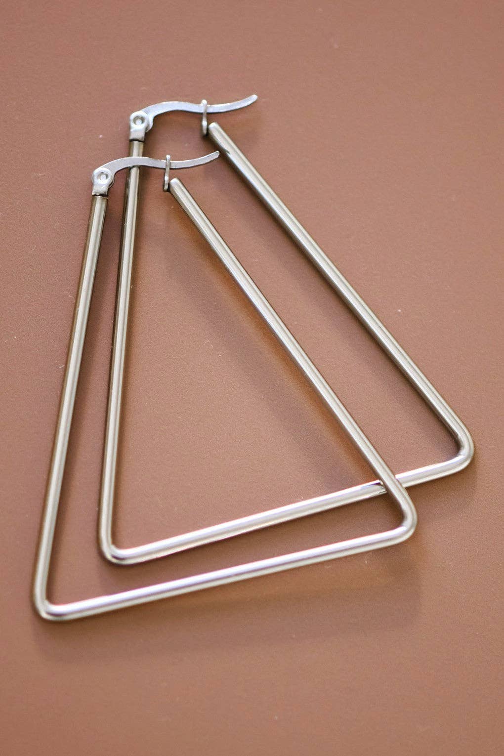 Waterproof Stainless Steel Hoop Earrings