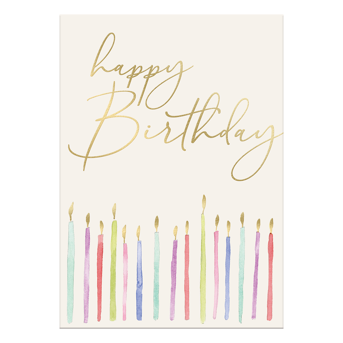 Stationary | Greeting Card Happy Birthday Candles