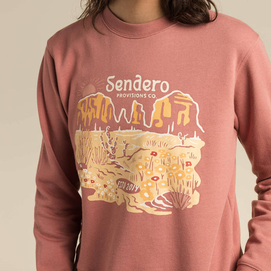 Tops | Sweatshirt Desert Bloom Drop Shoulder