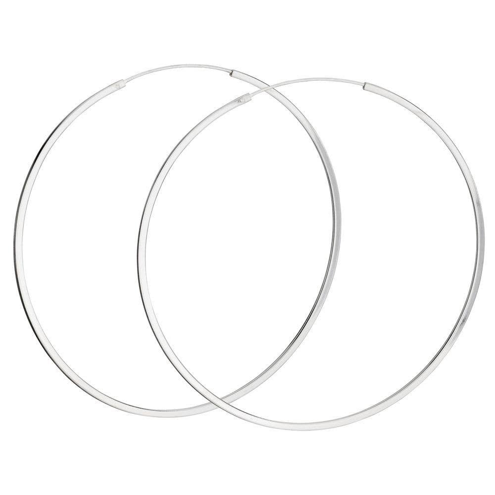 Jewelry | Earrings Castle Hill Sterling Siver Hoop: Sterling Silver
