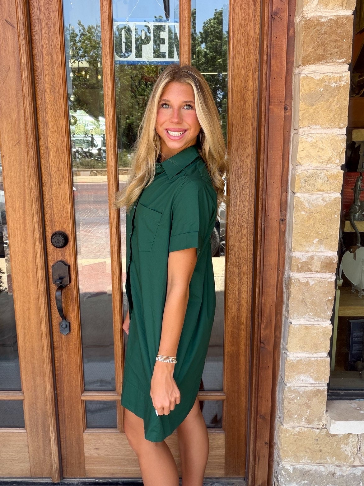 Dress - Yamina Emerald Mini