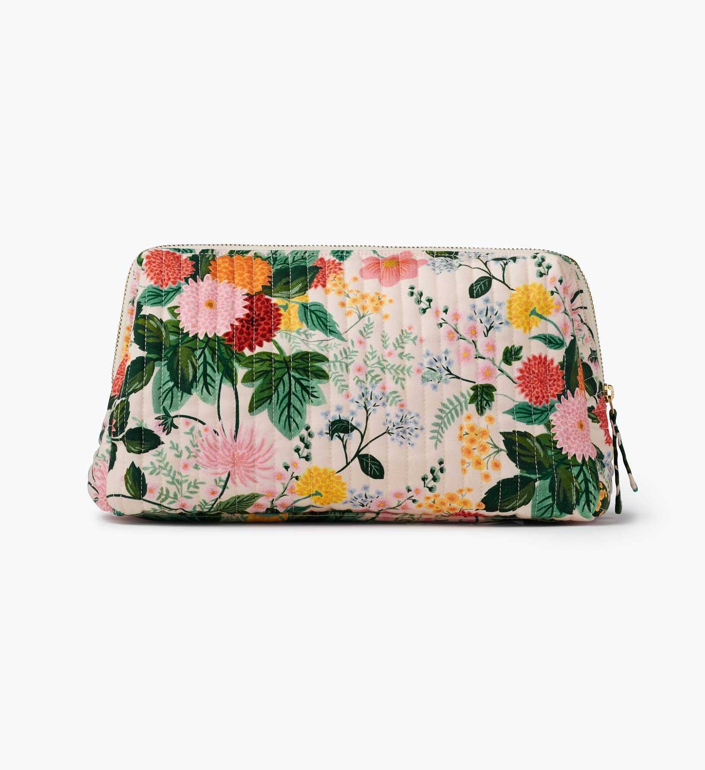 Cosmetic Pouch - Dahlia Quilted Large