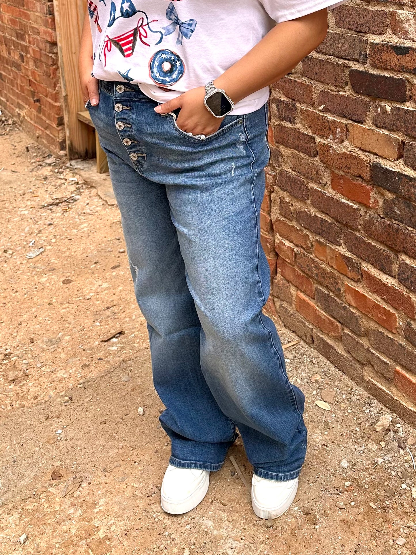 Bottoms | KanCan Jeans Celine Medium Ultra High Rise Comfort 90's Flare