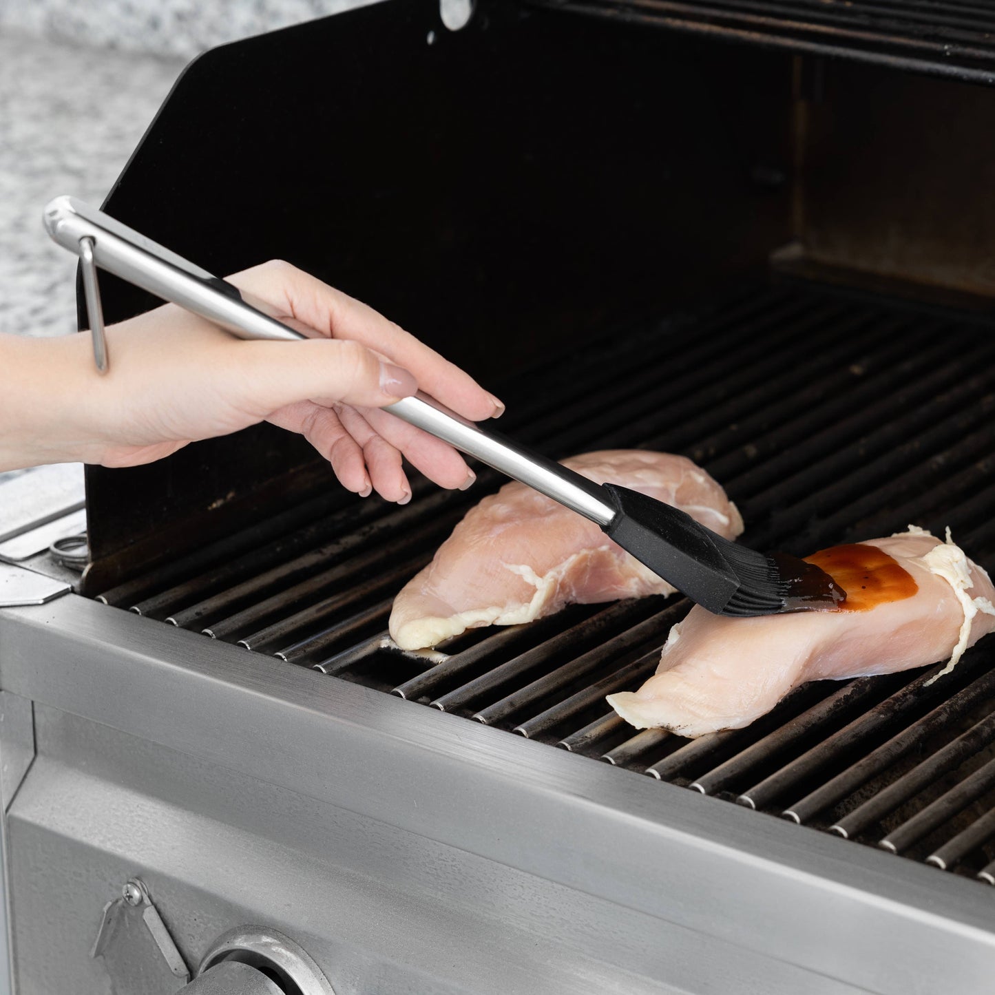 Home and Garden | Outset Grill Tool Set Stainless Steel, Verde